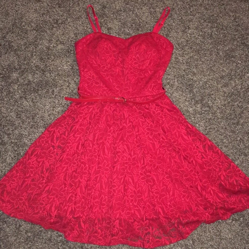 Thin strapped dress